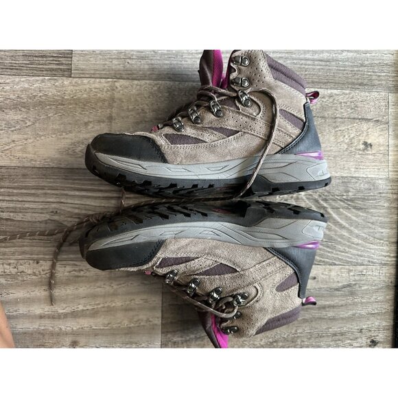 High Sierra Trekker Women’s Boots Brown Purple Size 9 Hiking Outdoor Lace up - Picture 10 of 10